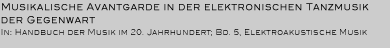 MUSIKALISCHE AVANTGARDE